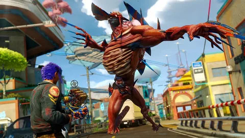 Обзор игры Sunset Overdrive в 2024 году.