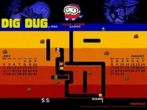 "Dig Dug". Хватайте лопату и копайте!